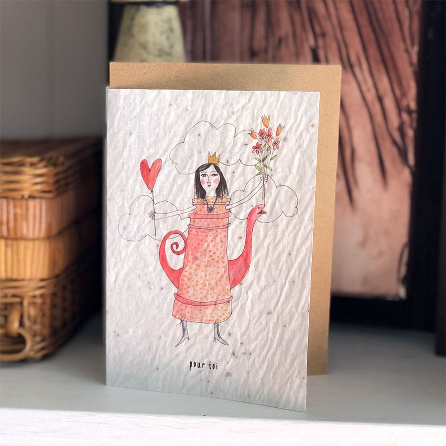 Carte à planter - carte ensemencée - Pour toi - Douce lune