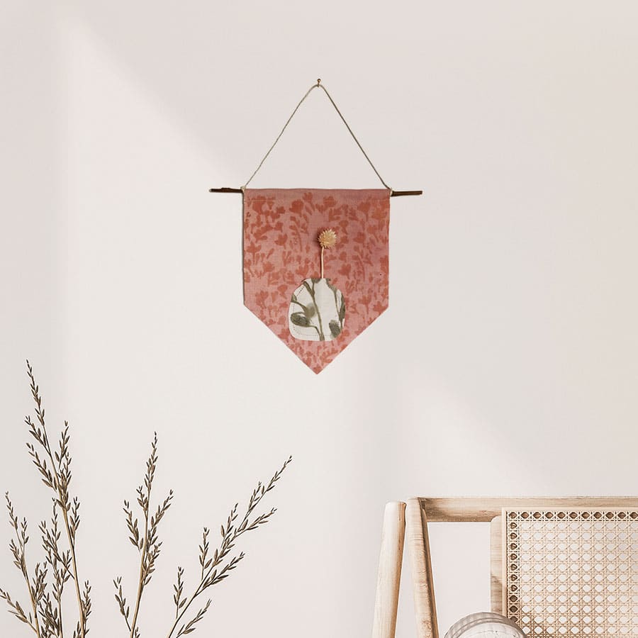 doucelune décoration teinture végétale fanion doucelune décoration teinture végétale fanion