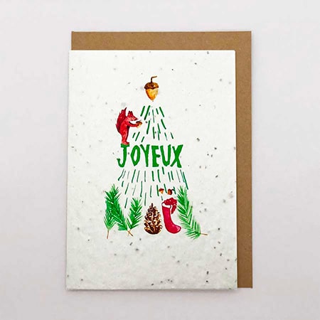 doucelune papeterie carte à planter sapin noël doucelune papeterie carte à planter sapin noël
